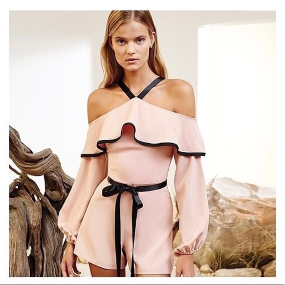 Alexis Hanson Romper. Hidden back zipper.